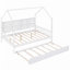 Lit en bois avec couchette-488400361