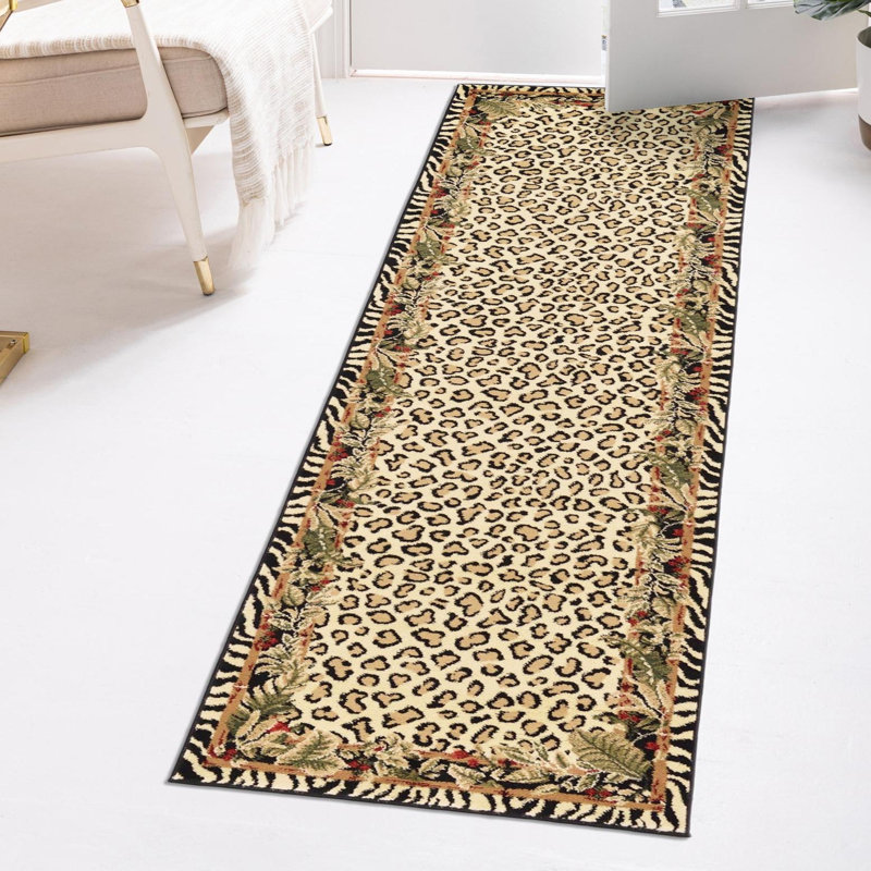 Testerman Power Loom Cream Rug, Runner 2'7" x 13'1"