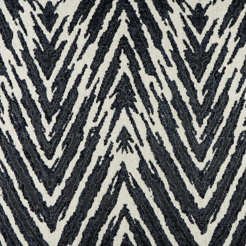 Zena Pillow Cover & Insert, Coal, Square 22"