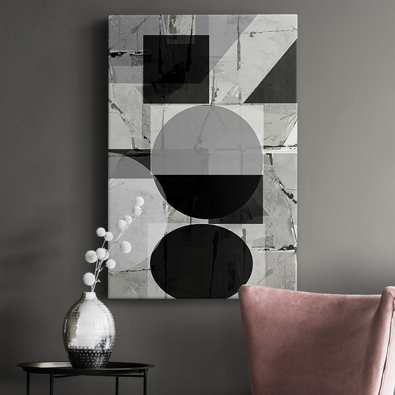Abstract Neutralité II sur toile, H 18 po x l 12 po x P 1 po
