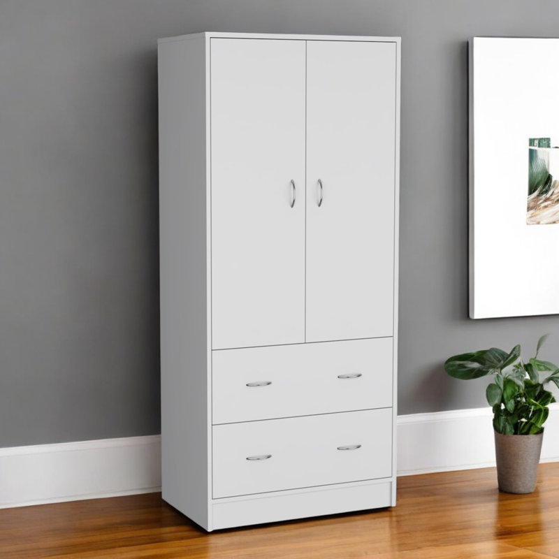 Commode combinée 71 po à deux portes et deux tiroirs 71 po