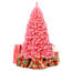 Arbre de Noël rose en pin et cachemire-1128094681
