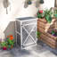 Renelsa Wooden Garden Shed Small Shed 2 Shelves-1722874177