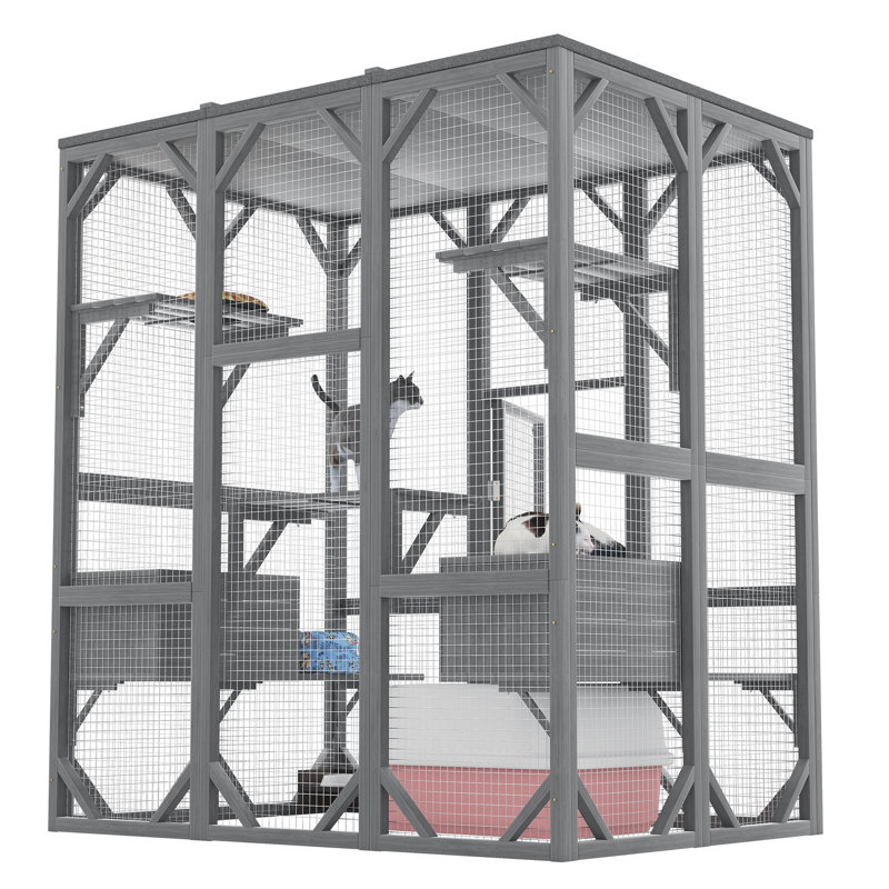 Loft pour chat The Breezy Garden