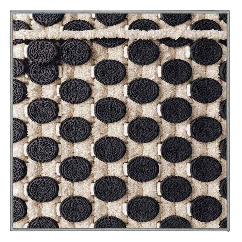  Tapis lavable Oreos Desserts, Carré 7 pi