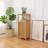 41-inch Multi-scene Use Large Capacity Single Door Locker with One Shelf - Natural Bamboo