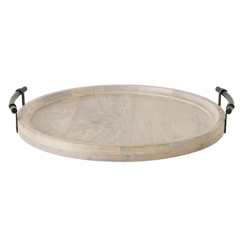 Plateau Bunsley, Beige, 19.5" W x 18" D x 3.25" H