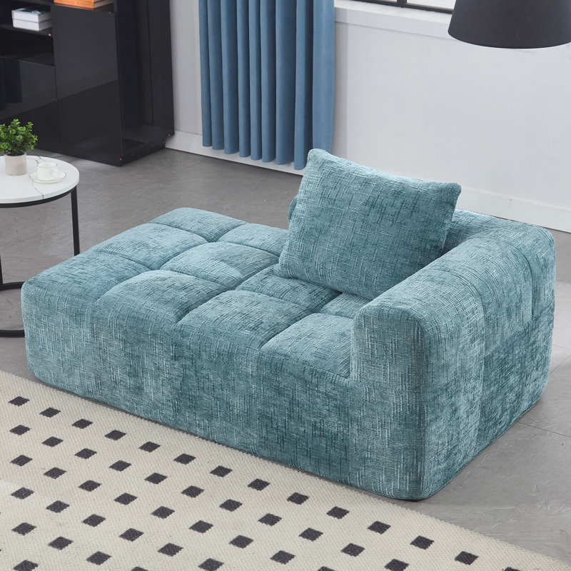 Canapé en chenille United We Win, Bleu menthe