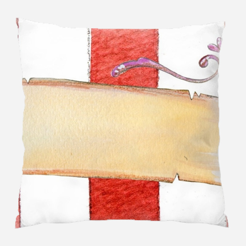 Housse et insert de coussin carré Cruce, Microsuède, Intérieur 