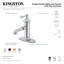 Paris Single Hole Bathroom Faucet with Drain Assembly-54357477