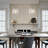 1-Light Nickel Pendant Light For Kitchen Dining Room