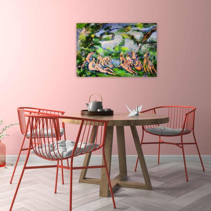 «Bathers 1 Classic Traditional Abstract Nature Print», reproduction d'art murale, 24" H x 36" W