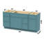 Base de meuble-lavabo simple 66 po seulement-98818673