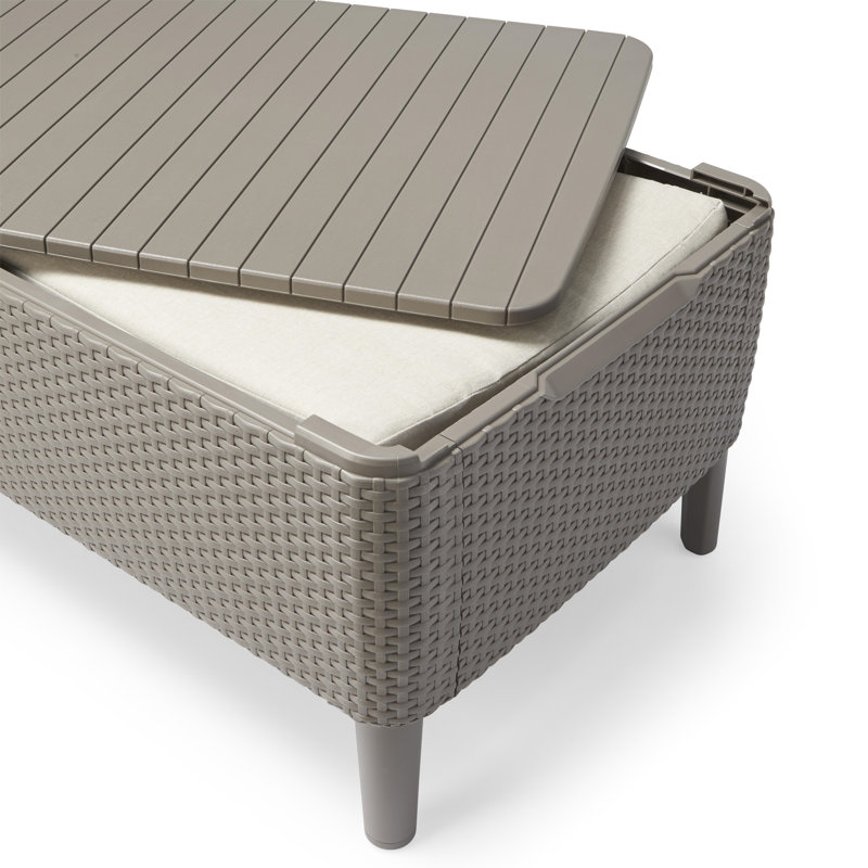 Delano 5 - Person Seating Group with Cushions, Beige,  Cappuccino