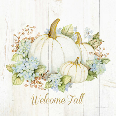 Autumn Elegance I Gold Welcome Fall