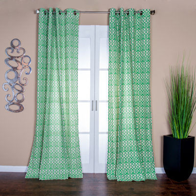 Semi Sheer Curtain Single Panel