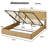 Lift Storage Bed Frame With Wingback,No Box Spring Needed-69932136-72701980
