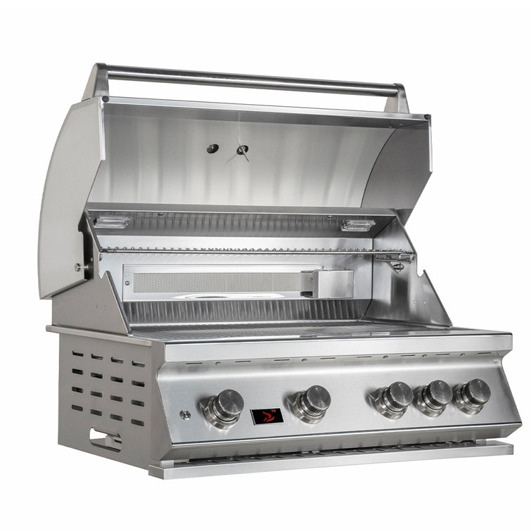 Artisan Professional 36-Inch 3 Burner Built-in GAS Grill with Rotisserie, Natural GAS