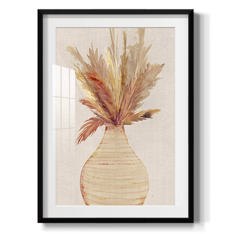 Meadow Grass I - impression encadrée, H 28,5 po x l 20,5 po, Noir