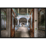 Family Compound' Framed Graphic Art Print on Glass