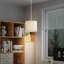 HOMCOM Linen Pendant Light Modern Ceiling Lamp for Bedroom E27 Bulb-2117931026-2117931029