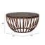 Table basse moderne Table basse de salon Table d'appoint ronde Table basse contemporaine