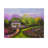'Gazebo Park' Acrylic Painting Print on Wrapped Canvas-31878579