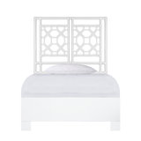 Lattice Back Platform Bed
