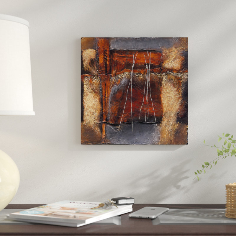 « Expression II » par Liesbeth Optendrees-estampe numérique sur toile tendue avec châssis, H 18 po x l 18 po x P 1,5 po