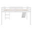 Lit mezzanine avec glissade, lit double