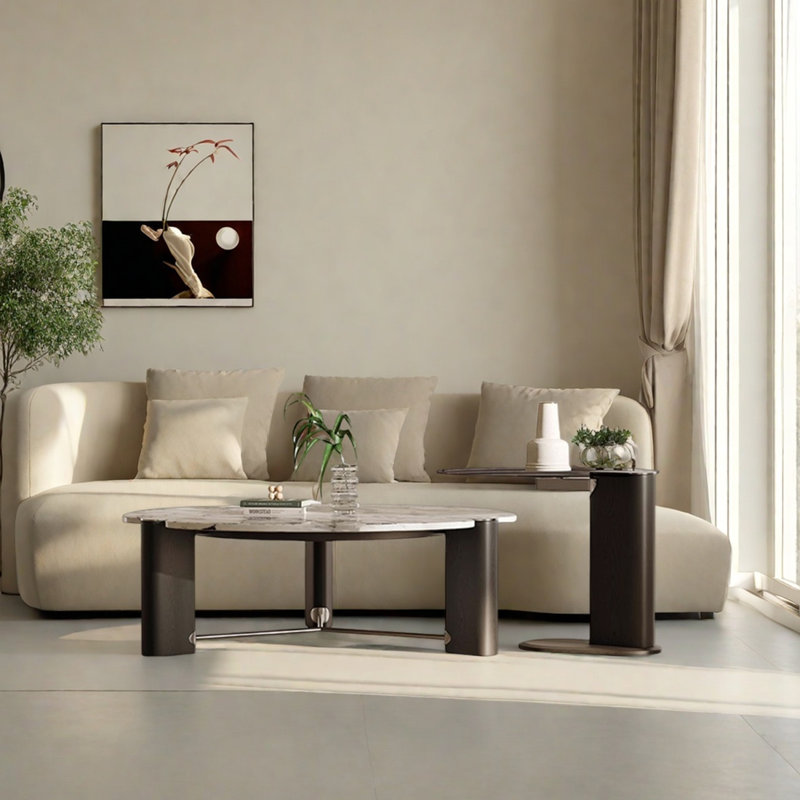 Modern 2-Piece Coffee Table Set
