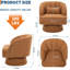 Upholstered Swivel Lounge Chair-1849045694