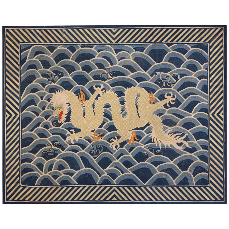One-of-a-Kind 8'8" x 10'0" Rectangle Flatweave Area Rug