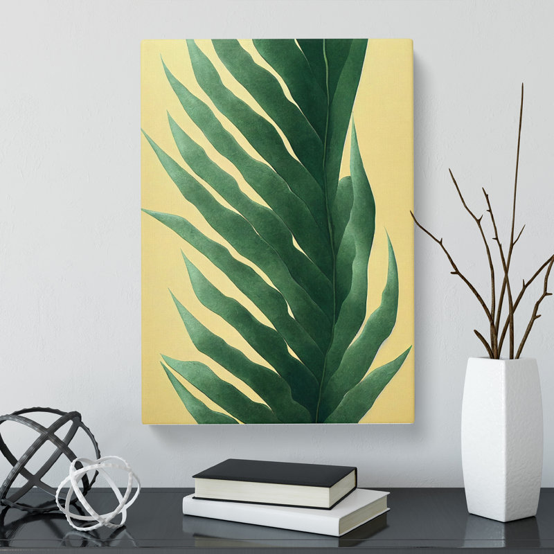 CAN-V0523-278X Bold Plant Leaves Vol.6 - Wrapped Canvas Print, 50cm H x 35cm W x 3cm D