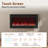 Hwang Wall Mounted/Recessed-in Ultra-Thin Electric Fireplace-1916877711