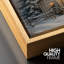 Illustration de Noël grange forêt enneigée, photos de salon, impression sur toile giclée sur toile encadrée-132863592-132863598