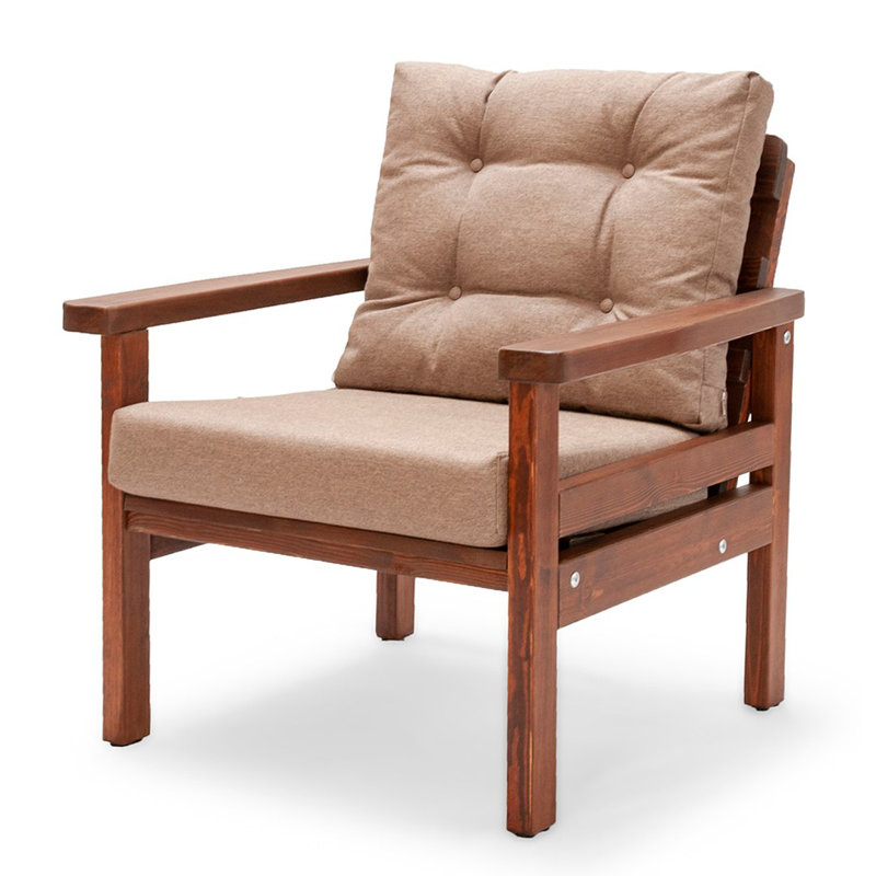 Banc de jardin, Brun