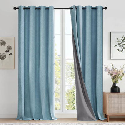 Ipswich Blackout Thermal Grommet Curtain Panels