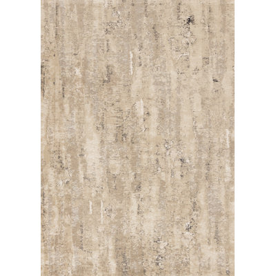 Daiji Abstract Cream Beige Neutral Indoor Area Rug