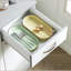Armoire de cuisine 71 po, armoire de rangement haute avec support pour micro-ondes, huche de cuisine moderne avec comptoir, 6 portes, tiroir de rangement, 3 tablettes réglables