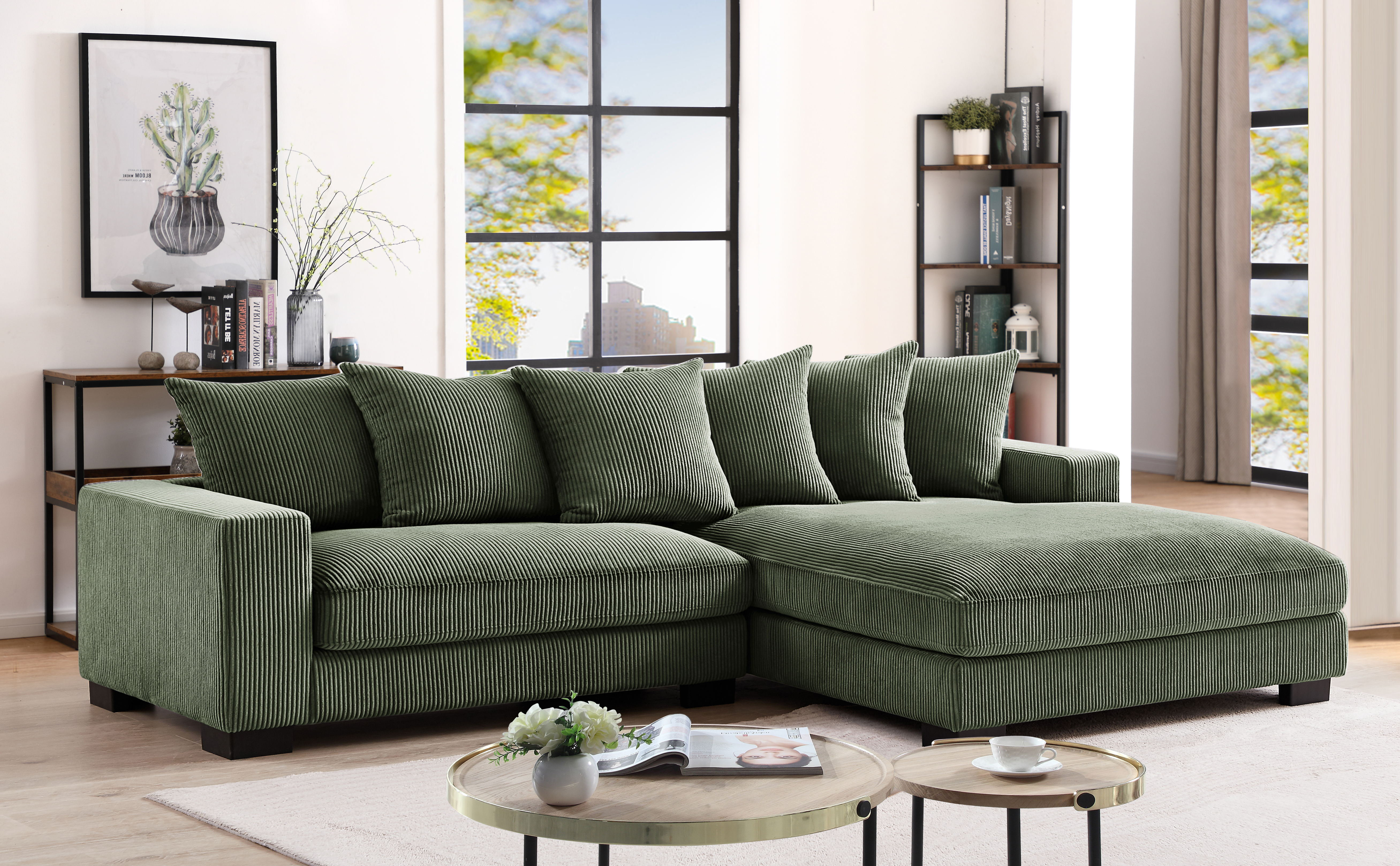 Latitude Run® Tasherra 2 - Piece Upholstered Sofa & Chaise | Wayfair