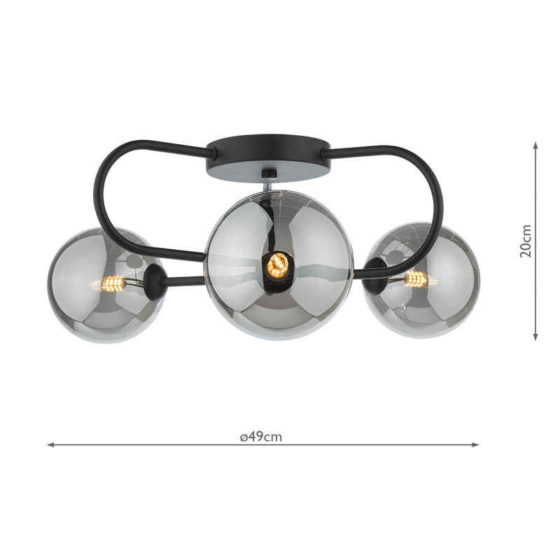 Yreka Semi Flush Mount