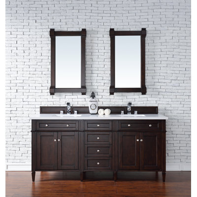 Meuble-lavabo double l 72 po Dussault