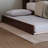 Ashney Solid Wood Storage Bookcase Platform Bed with Footboard & Under Bed Trundle-1354811130-1354811108