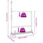 Mesick 100cm Rolling Clothing Rack