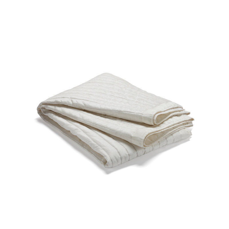 Iconium Polyester Solid Colour Bedspread, 270 x 270 cm Bedspread, Champagne