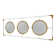 Iron Frame Horizontal And Vertical Round Mirror