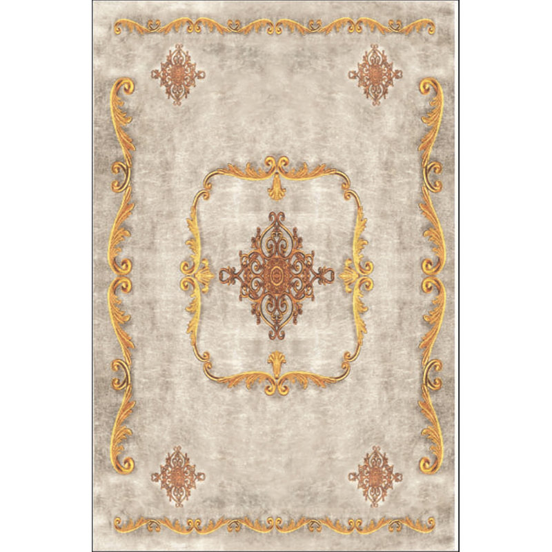 Luxurious Velvet Area Rug, 5.2 x 7.5 ft | 100% Velvet Fabric, 100% Cotton Sole, 0.4 in Pile Height | Antibacterial, Non-Slip, Machine Washable | Elegant 3D Digital Print, Perfect for Living Room & Bedroom Décor