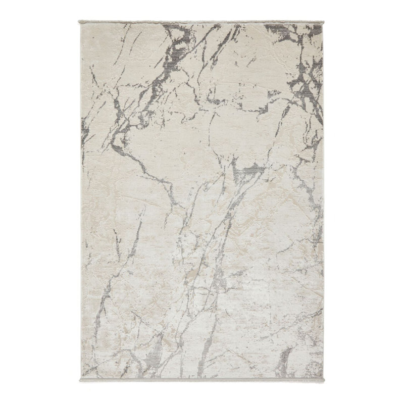 Mirage Daedra Machine Woven Grey Area Rug, Rectangle 160 x 230cm
