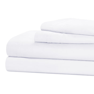 Certified Egyptian Cotton Deep Pocket Solid Luxury 1500 Thread Count Sheet Set